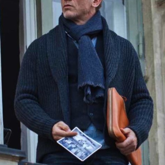 Maison Martin Margiela Shawl Cardigan, Navy Blue, Small - Picture 3 of 3